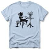 Cozy Bookish Cat Tee thumbnail 15