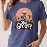 Stay Groovy Skeleton Tee thumbnail 4
