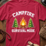 Campfire Survival Mode T-Shirt thumbnail 4