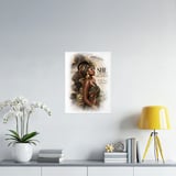 Black Woman Ancestry Wall Art Poster, She Comes From Greatness Framed Poster, African Matriarch Heritage Decor, Empowering Melanin Art thumbnail 6