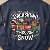 Dachshund Through The Snow Tee thumbnail 6