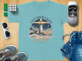 Let Your Light Shine Lighthouse Youth T-Shirt, Christian Matthew 5:16 Verse Top, Inspirational Faith Coastal Graphic Tee, Spiritual Gift thumbnail 8