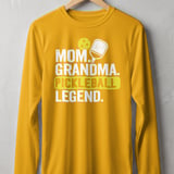 Pickleball Sport-Tek Long Sleeve Tee, Mom. Grandma. Pickleball Legend., UV Protection Sun Shield Shirt thumbnail 3