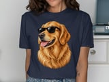 Cool Golden Retriever Tee thumbnail 4