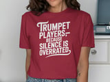 Trumpet Players, Silence Overrated Graphic Tee thumbnail 12