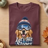 Let's Hit The Slopes Dog Tee thumbnail 7