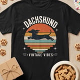 Dachshund Vintage Vibes Tee thumbnail 1