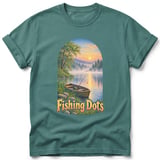 Fishing Dots ~ Comfort Colors Premium Tee thumbnail 8