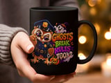 Ghosts Break Rules Too Owl Mug thumbnail 13