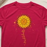 Pickleball Sport-Tek Performance Tee, Pickleball Sunflower Graphic, Moisture Wicking Court Apparel thumbnail 6