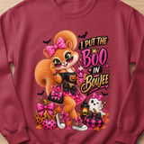 Boo in Boujee Sally the Squirrel Sweatshirt thumbnail 3