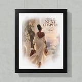 Next Chapter Wall Art Poster, Black Woman Luxury Travel Framed Poster, Soft Life Motivation Decor, Inspiring Quote Print Gift for Her thumbnail 2