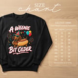 A Weenie Bit Older Birthday Tee thumbnail 9