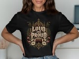 Loud And Proud Football Tee or Sweatshirt thumbnail 9