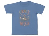 Grace Grows Wild Christian Youth T-Shirt, Boho Faith Tee, Vintage Floral Cross Design, Inspirational Religious Gift for Her, Nature Lover thumbnail 6