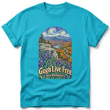Gogh Live Free ~ Comfort Colors Premium Tee thumbnail 5