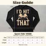 Pickleball Sport-Tek Performance Hood, I'd Hit That, Lightweight Hoodie Athletic Court Warm-Up Layer thumbnail 8