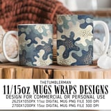 Digital Bundle Pattern, Abstract Shapes Pattern, Polka Dot Pattern, Neutral Color Seamless Pattern, Digital Paper, Commercial Use Digital thumbnail 4