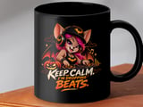 Keep Calm Dropping Beats Mug thumbnail 8