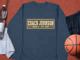Male Teacher Shirt Vintage Coach Hoodie Sweatshirt Retro Sports PE Teacher Gift Collegiate Athletic Graphic Apparel for Male Educator thumbnail 18