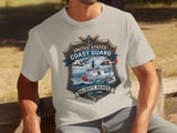 U.S. Coast Guard Always Ready T-Shirt, Patriotic Military Service Veteran Apparel, USCG Emblem Shirt, Nautical Hero Gift thumbnail 8