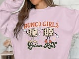 Bunco Girls Let'em Roll Retro Sweatshirt thumbnail 3