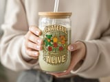 Grateful To Be Alive Tumblers Hippy Coffee Cup thumbnail 1