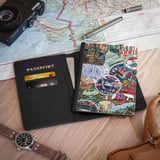 Vintage Travel Stamp Passport Cover thumbnail 2