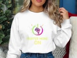 Cancer fighting t-shirt, Fighter Mode ON, Power Fist TShirt, Cancer Awareness tee, Strength Symbol shirt, Motivational Tee, Gift For thumbnail 1