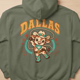 Dallas Rodeo Cow Hoodie thumbnail 1