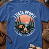 Hate People Love Camping T-Shirt thumbnail 5