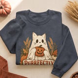 Purrfectly Spooky Ghost Cat Tee thumbnail 9