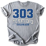 303 Five Points Denver CO Tee thumbnail 2