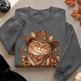 Autumn Cat Cowboy Tee or Sweatshirt thumbnail 19
