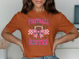 Football Sister Bow Tee or Sweatshirt thumbnail 10