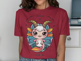 Cute Capricorn Axolotl Zodiac Graphic Tee thumbnail 12