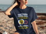 Customer Service Voice Activated Tee thumbnail 4