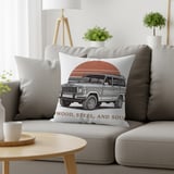 Grand Wagoneer Pillows, Woodie SUV Pillow Cases, Retro Car Home Decor, Waggy Art Pillows, Grand Wagoneer Gift thumbnail 2