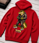 Crocodile Gamer Hoodie for Boys, Kids Gaming Hoodie, Teen Gamer Gift, Video Game Sweatshirt, Cool Gaming Clothes thumbnail 8