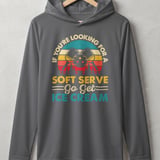 Pickleball Sport-Tek Performance Hood, If You're Looking For A Soft Serve Go Get Ice Cream, Lightweight Hoodie thumbnail 5