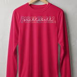 Pickleball Sport-Tek Long Sleeve Tee, Pastel Varsity Pickleball Script, Sun Shield Shirt thumbnail 8