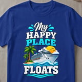 My Happy Place Floats T-Shirt thumbnail 3