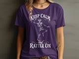 Keep Calm and Rattle On Tee thumbnail 2