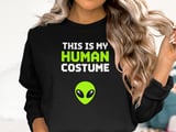 This Is My Human Costume Alien Tee thumbnail 14