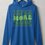 Pickleball Sport-Tek Performance Hood, Just One More Game, Lightweight Hoodie thumbnail 3