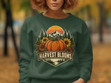 Vintage Fall Pumpkin Sweatshirt, Retro Harvest Blooms Hoodie, Cozy Autumn Mountain Graphic Tote Bag, Cute Cottagecore Floral Halloween Gift thumbnail 17