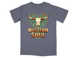 Western Soul Leopard Skull T-Shirt thumbnail 2