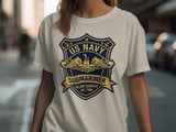 US Navy Submariner Silent Service T-Shirt | Patriotic Military Veteran Shirt | Naval Heritage Gift Tee thumbnail 4