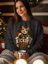 Kickoff Ready Football Cat Tee thumbnail 10