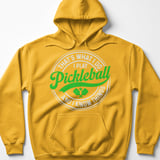 Pickleball Gildan Fleece Hoodie, That's What I Do I Play Pickleball And I Know Things, Court Pullover thumbnail 10